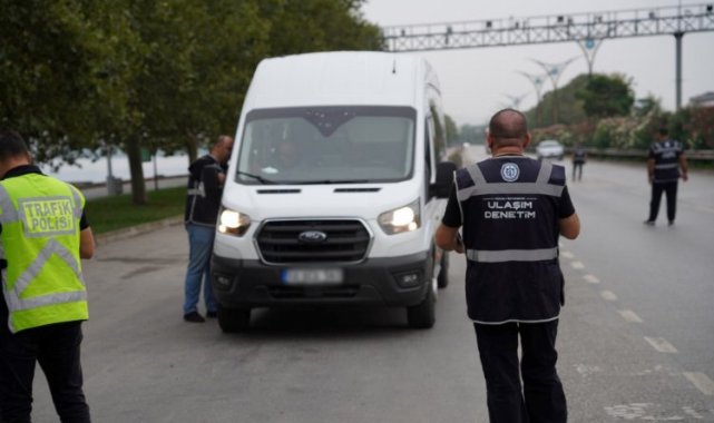 Kocaeli'den servis araçlarına sıkı denetim