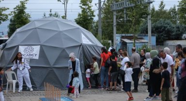 Kocaelili çocuklar gökyüzüne dokundu
