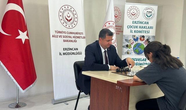 Koruma altındaki çocuklar yarıştı