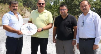 Manisa Gördeslilerden Büyükşehir'e yol teşekkürü