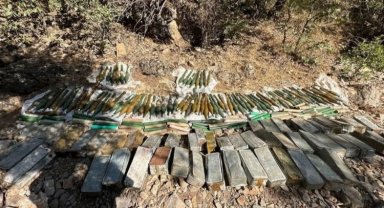 Pençe Kilit'te çok sayıda mühimmat ele geçirildi