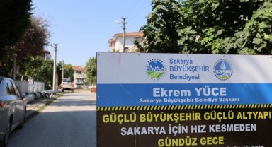 Sakarya'da Erenler'in altyapı projesi hızlı başladı