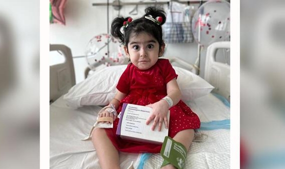 SMA’lı minik Berinay’dan iyi haber