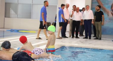 AK Partili Milletvekili Akyürek'ten Karapınar'a 'yarı olimpik' ziyaret