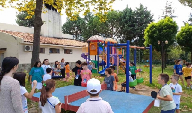 Astımlı çocuklar hem öğrendiler hem eğlendiler
