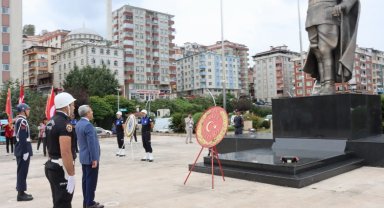 Atatürk'ün Rize'ye gelişinin 99. yılı kutlandı