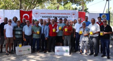 Aydınlı üreticilere Akdeniz Meyve Sineği Tuzağı dağıttı
