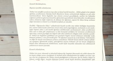 Bakan Tekin'den öğretmenlere mektup