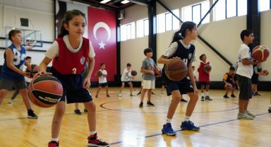 Beylikdüzü'nde pota için altyapı seçmeleri yapıldı