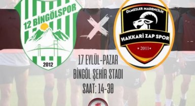 Bingölspor-Hakkari Zapspor maçı bilet ücretleri açıklandı