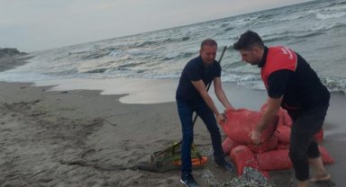 Bursa kırsal sahillerinde kum şırlanı denetimi