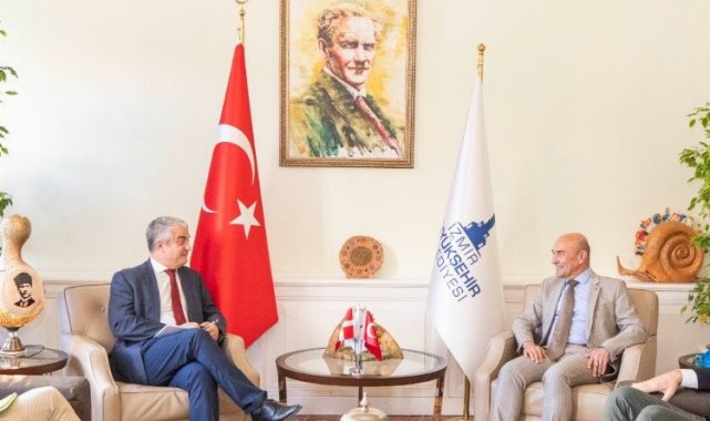 Danimarka Büyükelçisi'nden Başkan Soyer'e ziyaret