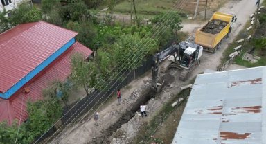 Düzce'de alt yapı çalışmalarına aralıksız devam