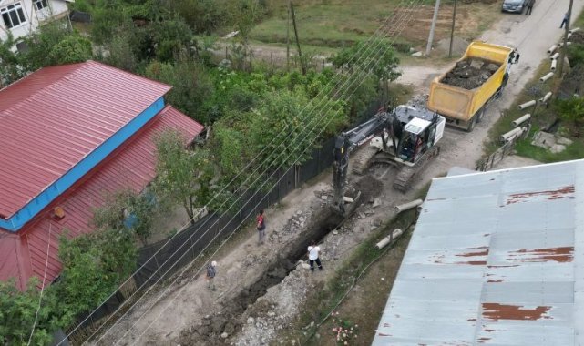 Düzce'de alt yapı çalışmalarına aralıksız devam