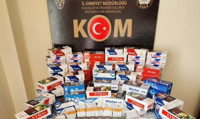 Düzce'de kaçak tütün mamülleri denetimi yapıldı