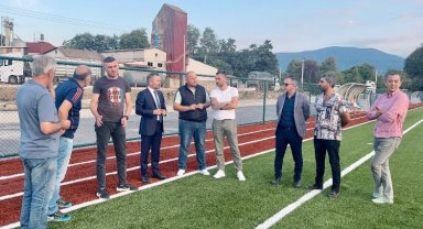 Düzce'de yeni yönetimden yeni sezon öncesi sportif ziyaret