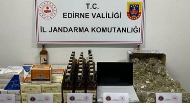 Edirne'de kaçakçılık operasyonu