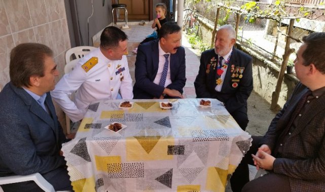 Gölcük'ün kahraman gazilerine anlamlı ziyaret