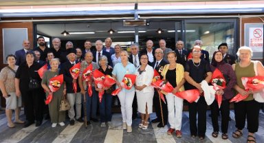 Güzelbahçe'de gaziler Kuş Cenneti'ne uğurlandı