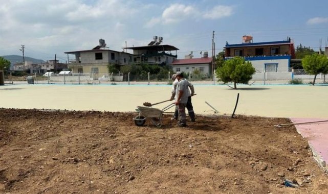 Hatay'da yeşil alanlar düzenleniyor