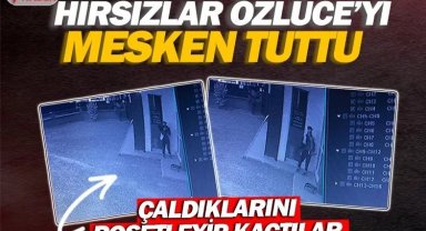Hırsızlar Özlüce'yi mesken tuttu