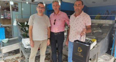 İzmit Belediyesi'nden balıkçılara ziyaret