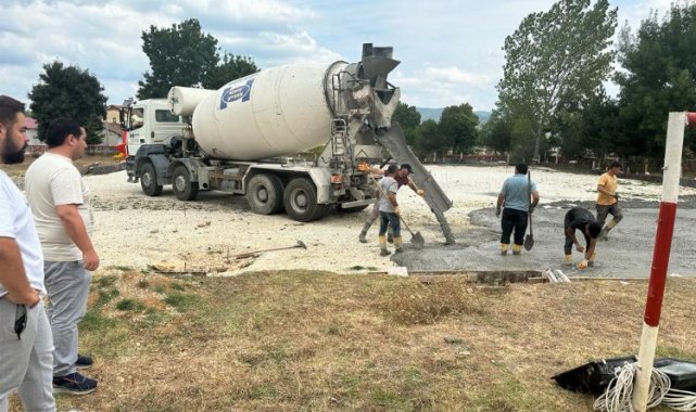Kaymakam Altay'dan Kınık Köyü'ne sportif inceleme