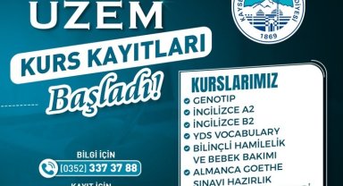 KAYMEK UZEM'e kurs kayıtları başladı