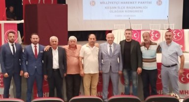 Keşan MHP'de Adnan İnan güven tazeledi