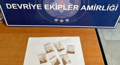 Keşan'da şüpheli 2 şahıs uyuşturucu maddelerle yakalandı