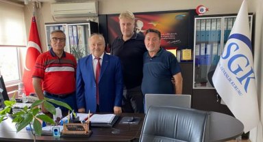Keşanspor'dan SGK Müdürü İpek'e teşekkür