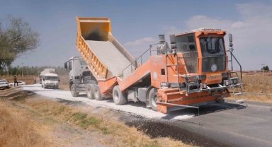 Kırsal yollarda yoğun çalışma