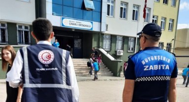 Kocaeli Zabıtası'ndan okul kantinlerine sıkı denetim