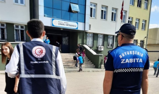 Kocaeli Zabıtası'ndan okul kantinlerine sıkı denetim