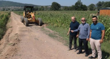 Kocaeli'de kırsalda arazilere ulaşmak daha kolay