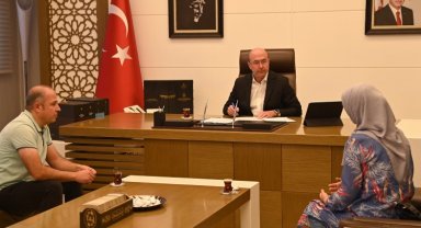 Konya Selçuklu'da vatandaşları makamında dinledi