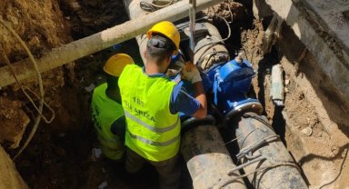 KOSKİ günlük 20 metreküp su kaybını önledi