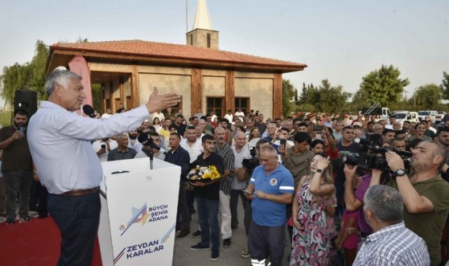 Küçükoba Mezarlığı Camisi'nin açılışı yapıldı