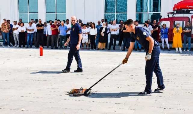 Malatya'da MASKİ personeline yangın eğitimi