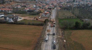 Manisa Düğerek'te asfalt çalışması başladı