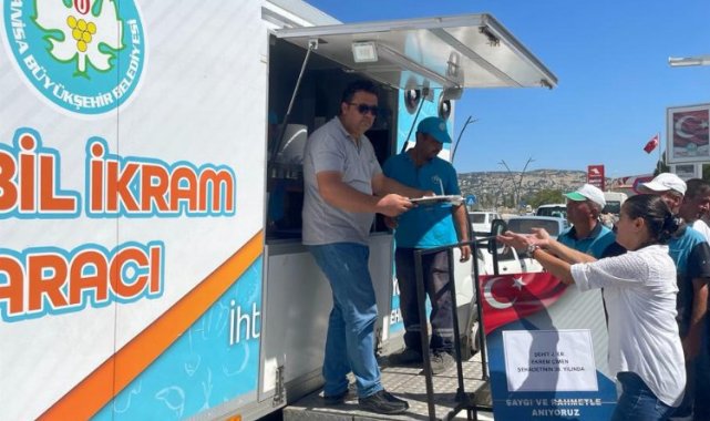Manisa şehitlerini unutmuyor