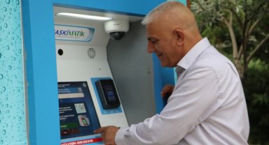 Manisa'da bir 'MaskiMatik' daha kullanıma sunuldu
