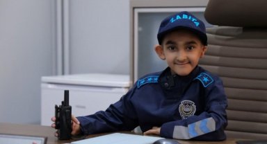 Mehmet Kaan'ın hayalini İnegöl Zabıtası gerçekleştirdi