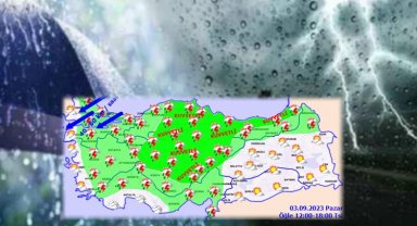 Meteoroloji uyardı! Kuvvetli yağış etkili olacak