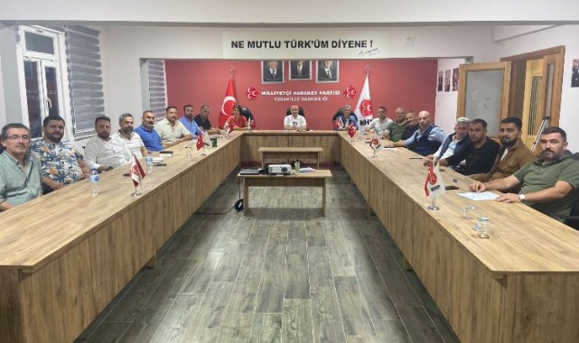 MHP Keşan'da yeni yönetim görev bölümü yaptı