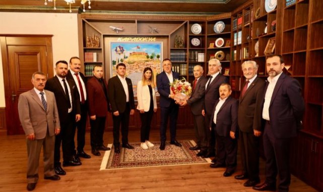 Nevşehir Ahilik Kutlaması Heyeti Mehmet Savran'la buluştu
