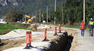 Ören'de altyapı çalışmalarına devam