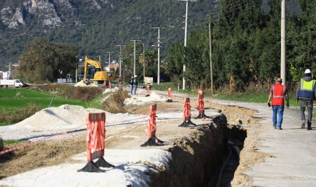Ören'de altyapı çalışmalarına devam