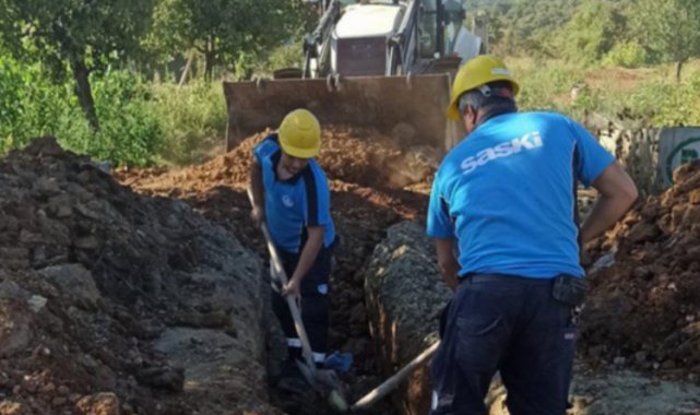 Sakarya'dan Kemaliye'nin güçlü altyapısına yeni içme suyu hattı