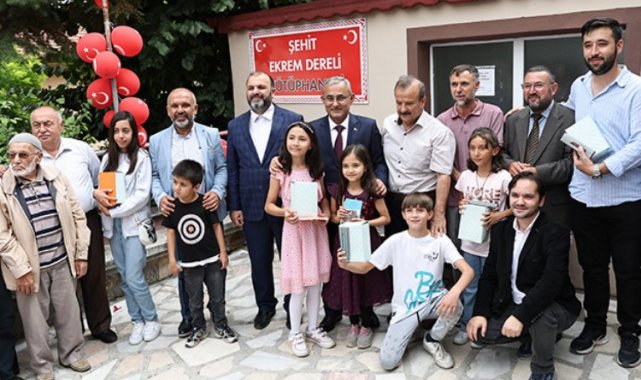 Şehit Ekrem Dereli Kütüphanesi açıldı